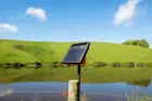 S100 NZ AU black steel post by water