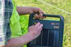G345 S40 Portable Solar Fence Energizer Insitu
