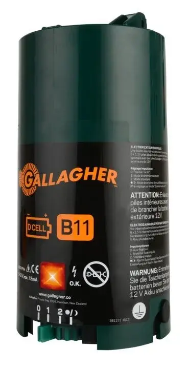 G353 B11 Portable Battery Fence Energizer, 30 Deg
