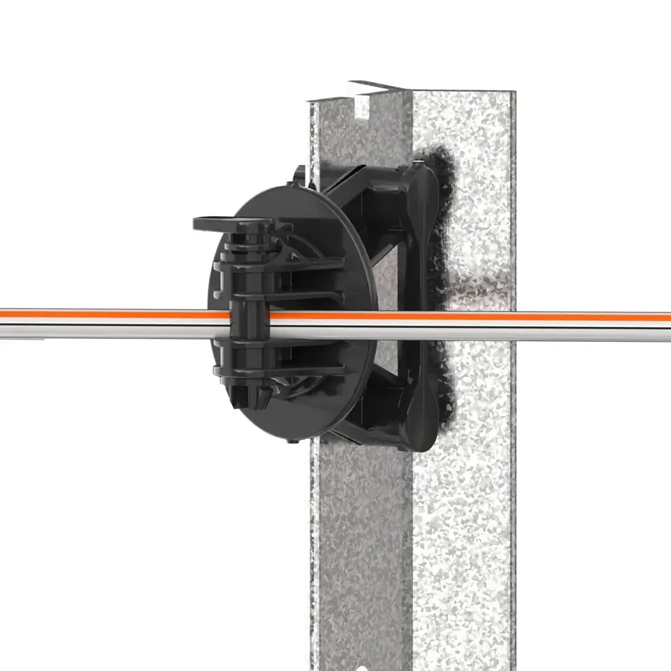 G72204 Waratah® JIO™ Post Heavy Duty Pinlock Insulator, 30 deg