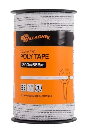 G623 12.5mm Poly Tape, Front Facing